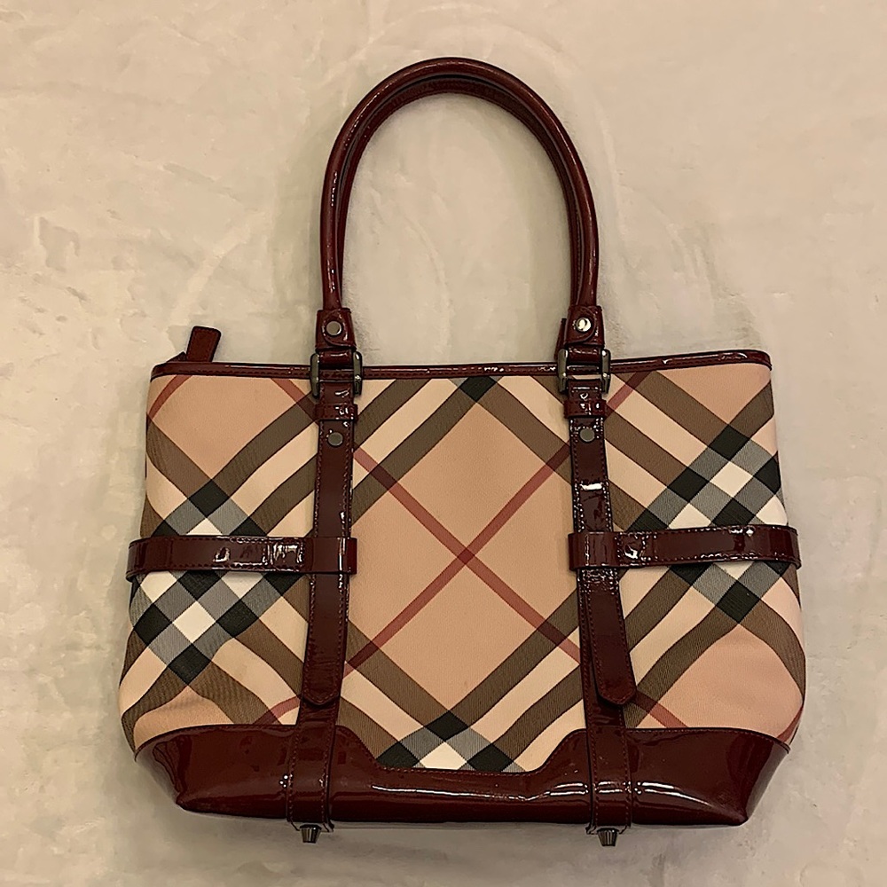 Burberry Nova Check Shopper Tote